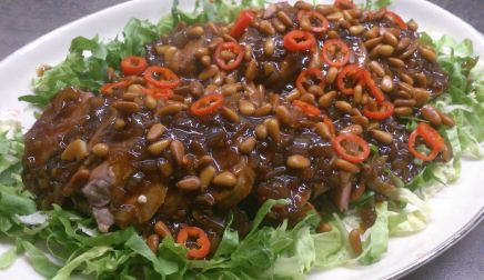 Eend met tamarindesaus